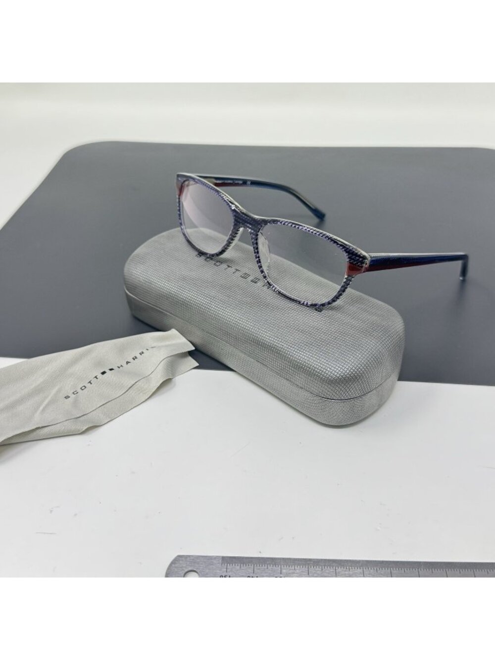 Scott Harris Eyeglasses SH 398 C1 Frames 51 [] 17 135 Flex Hinges